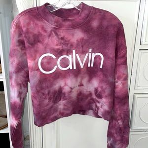 Calvin Klein performance crop top long sleeve